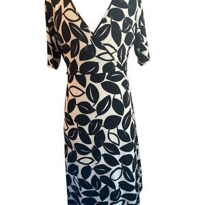 Black and White NINE & CO dress SZ L